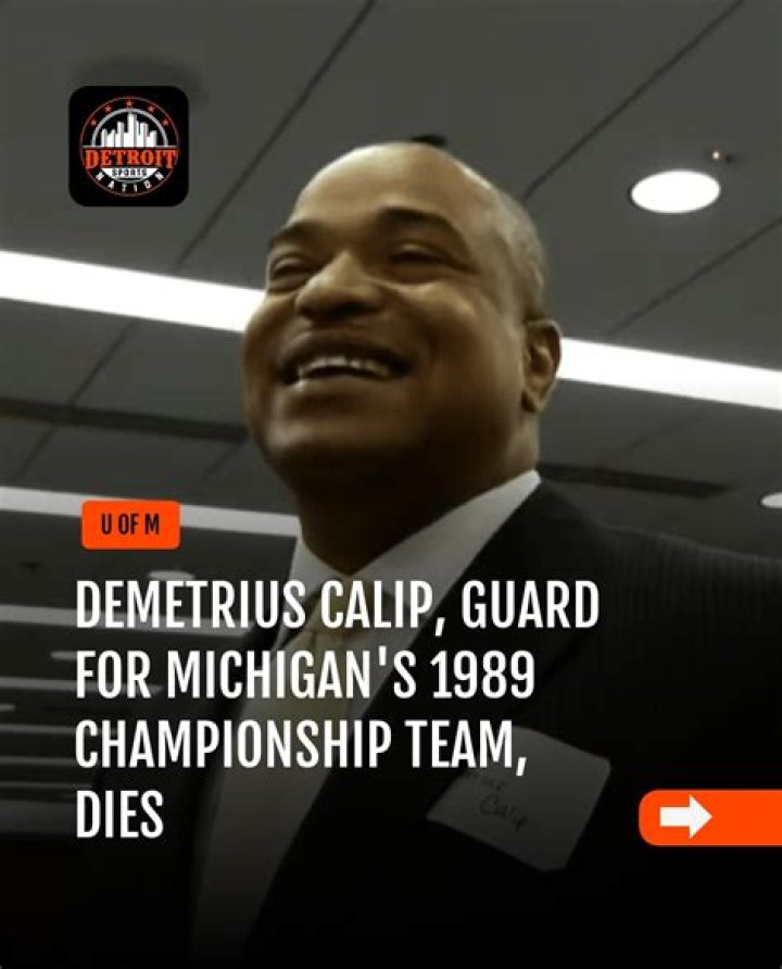 Demetrius Calip Cause Of Death