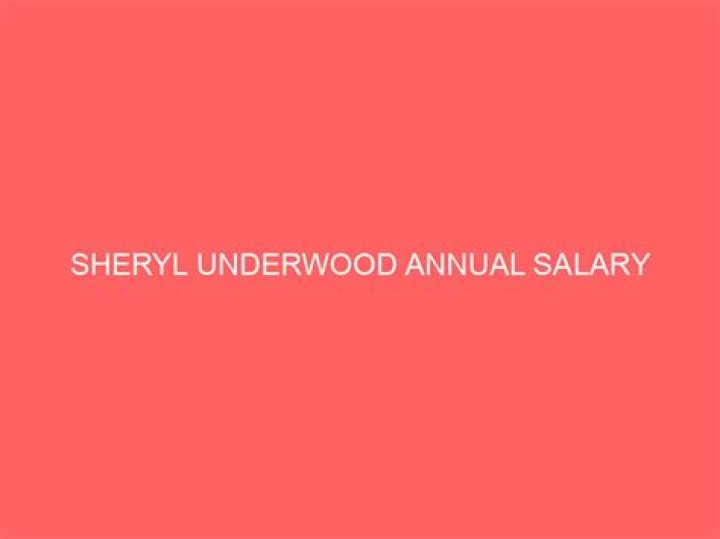 Sheryl Underwood annual salary: How much does Sheryl Underwood make per year?