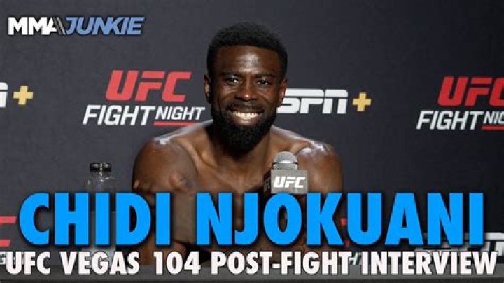 UFC: Who Is Chidi Njokuani? Wikipedia Brother Net Worth Instagram Explored